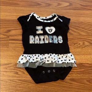 NFL Raiders onesie